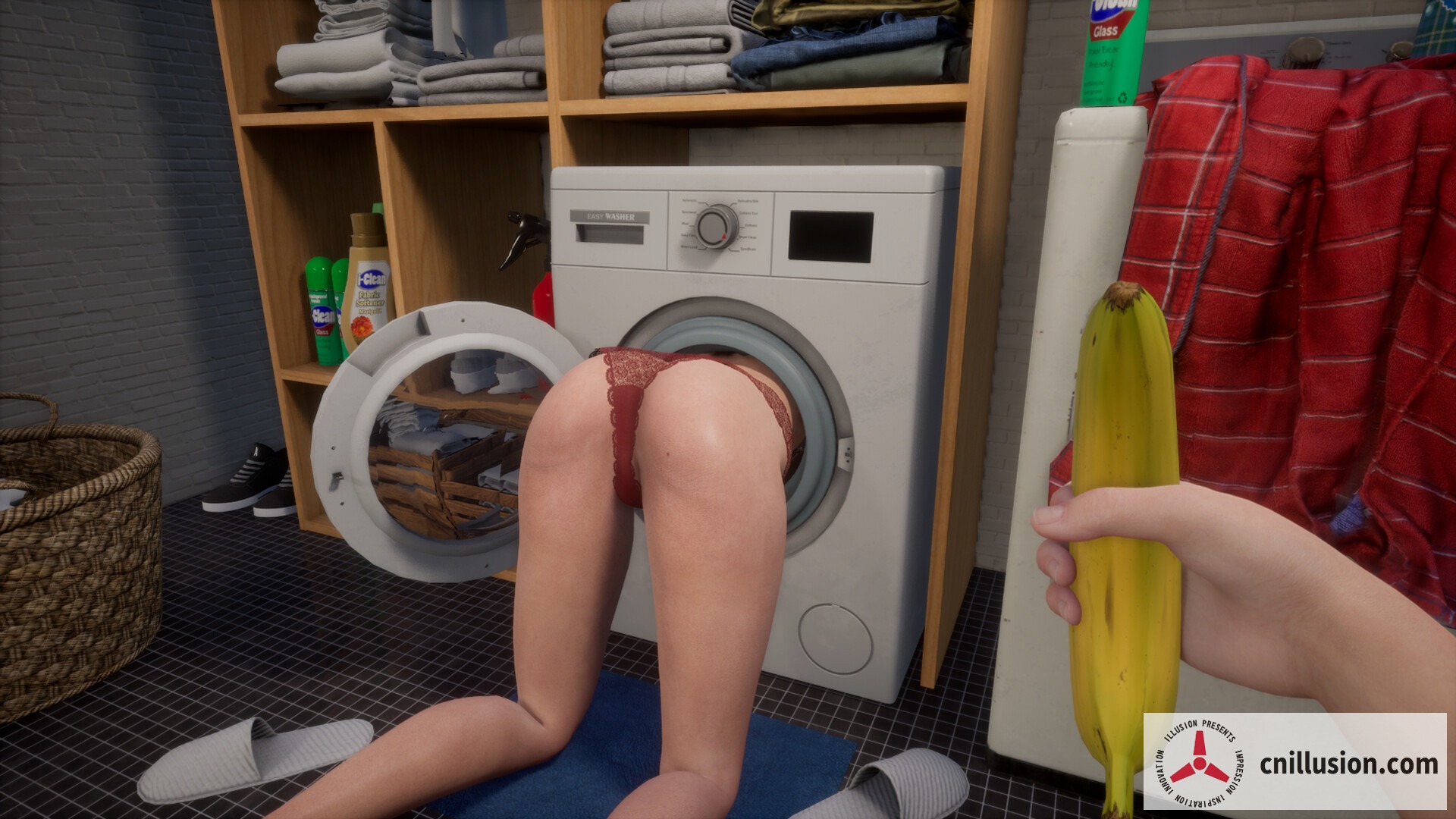 [SLG/官中/动态] 妈妈被困在洗衣机里[v1.9 官方中文] [PC] [3DCG, 第一人称, MILF, 物化]