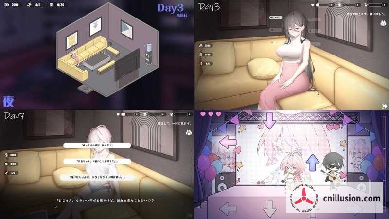 欲情三重奏 欲情ホスト:客を全員自分の女にして淫乱ハーレム状態 [Ver0.7 官方中文版] [PC] [SLG/官中/动态] [500M/微云网盘/直链]