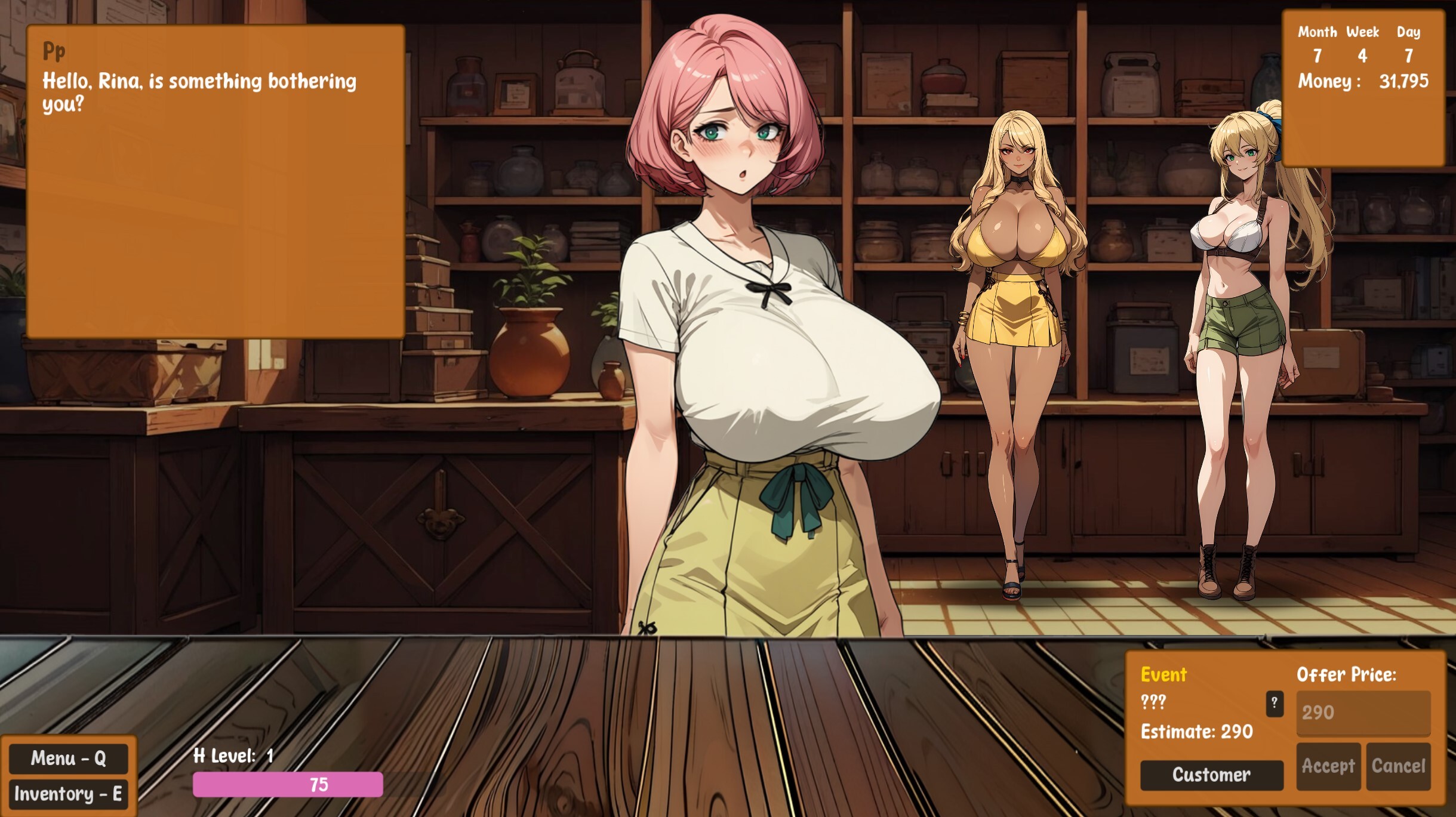 [模拟经营SLG/中文/更新] 典当的乐趣 Pawn Pleasure v0.5.12 官中步兵版[PC+安卓][FM/微云/1.2G]