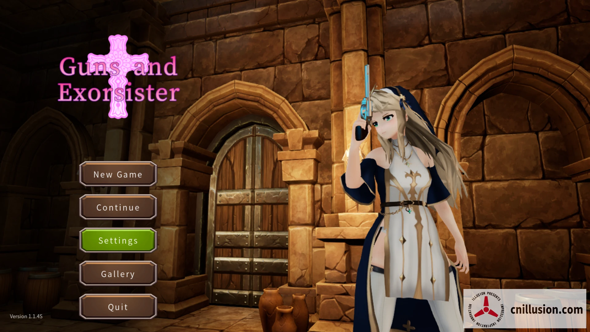 驱魔与迷途修女 Guns and Exorsister [v1.1.4s Steam官方中文步兵版] [PC] [3D/官中/动态] [1G/FM/百度]