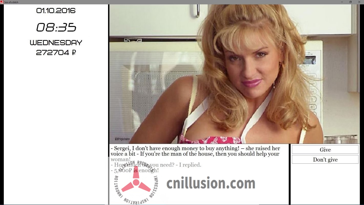 [QSP/汉化/真人] SOB 就是个混蛋 Son of a Bitch! Ver0.33 欧美版作弊 个人汉化 [16G/FM/WY]