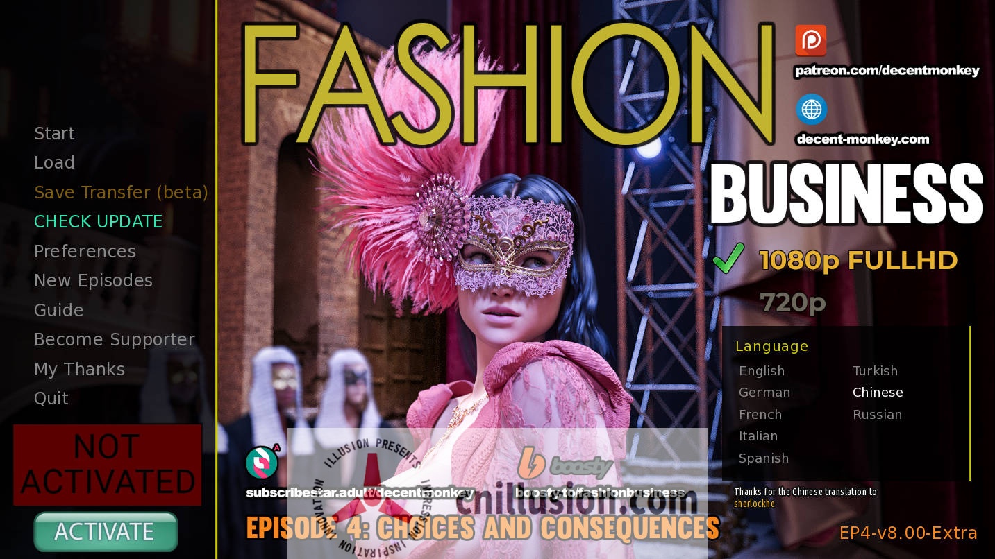 [SLG/官中/动态] 时尚女王莫妮卡/Fashion Business Ep.4 v8.00 Extra 官方中文 [9.8G/FM/BD]