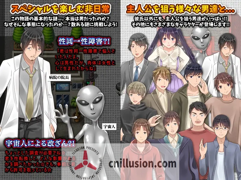 [RPG/汉化/双端] 醒来后我变成女孩子了 目覚めると突然、身体が女になっていた俺のリアルな女性生活 AI汉化版[FM/百度/1G]