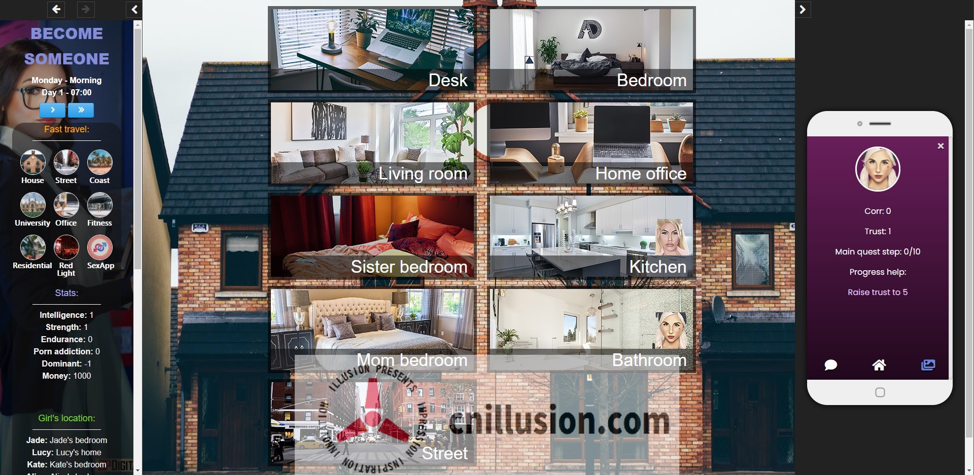 [QSP/真人/HTML] 成为某人/Become Someone v1.50 浏览器汉化 [8.3G/FM/WY]