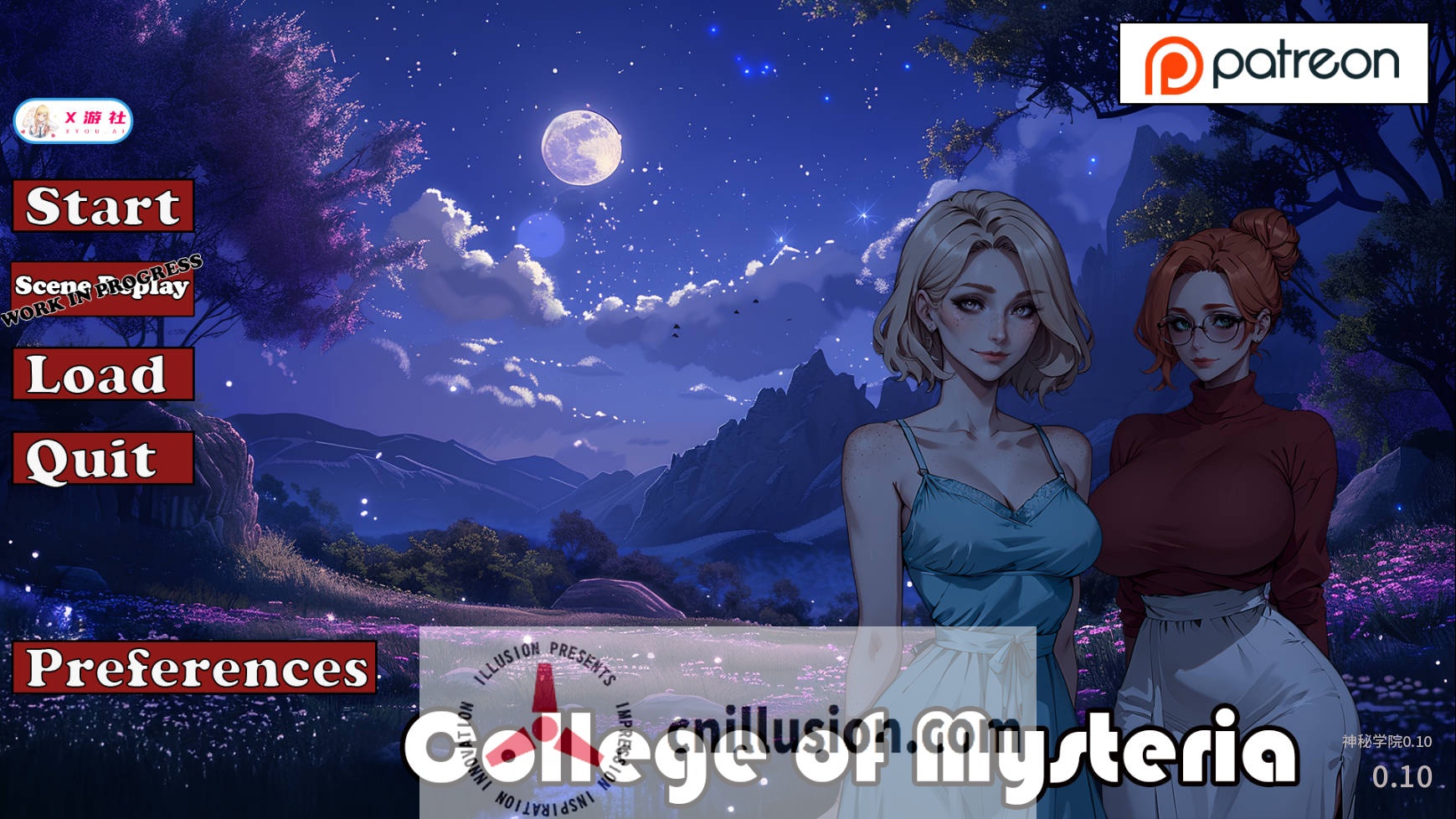[SLG/汉化/NTR] 神秘学院/College of Mysteria Ver0.10 AI汉化 [1.2G/FM/WY]