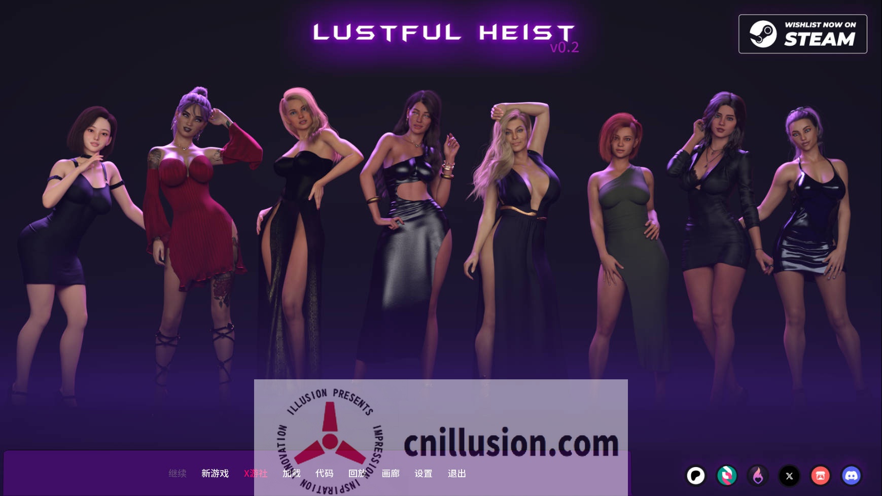 [SLG/汉化/动态] 欲望劫案/Lustful Heist Ver0.2 AI汉化 [1.8G/FM/WY]