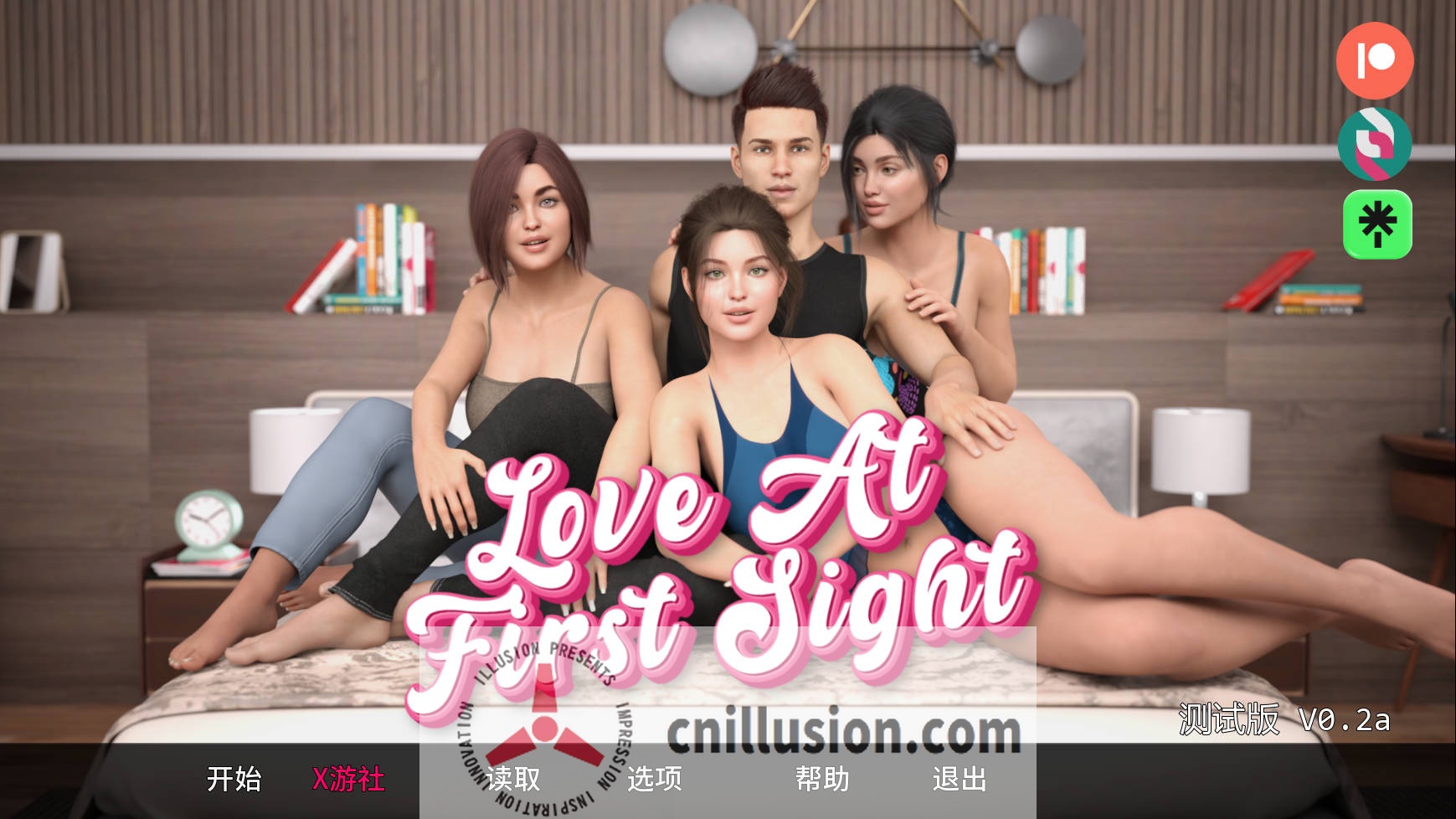 [SLG/汉化/动态] 一见钟情/Love at First Sight Ch.2a P1 AI汉化 [1.8G/FM/WY]