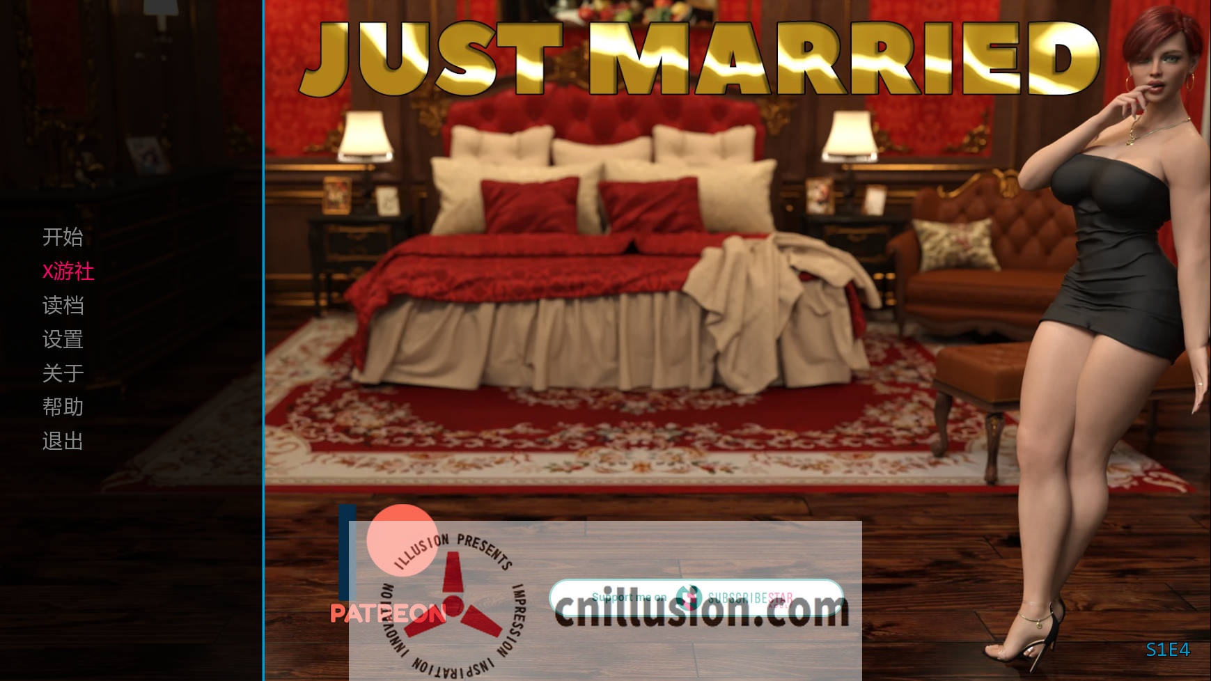 [SLG/汉化/动态] 新婚燕尔/Just Married S1 E4 AI汉化 [791M/FM/WY]