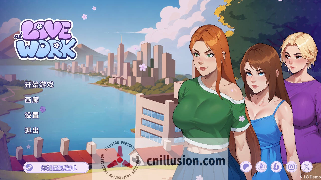 [SLG/官中/动态] 办公室恋情/Love at Work V1.8 Demo 官方中文 [473M/FM/WY]