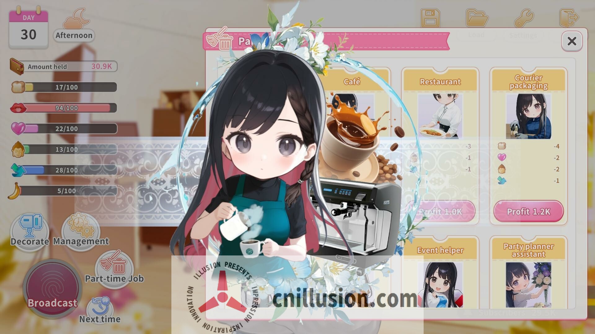 [SLG/官中/动态] 直播开启！Vtuber培训/Streaming ON! VTuber Training Ver1.02 官方中文 [456M/FM/WY