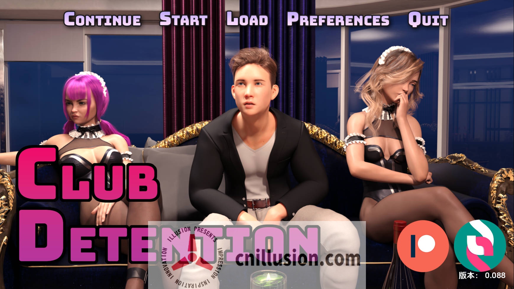 [SLG/汉化/双端] 俱乐部拘留/Club Detention V0.088 AI汉化 [2.1G/FM/WY]