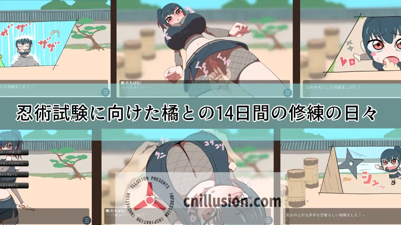 [互动SLG/汉化]くノ一橘の身体を14日間の個人修練で敏感に開発しました 对女忍者橘的身体进行14天的个人修炼开发使得更加敏感 AI汉化版[FM/百度/1G]