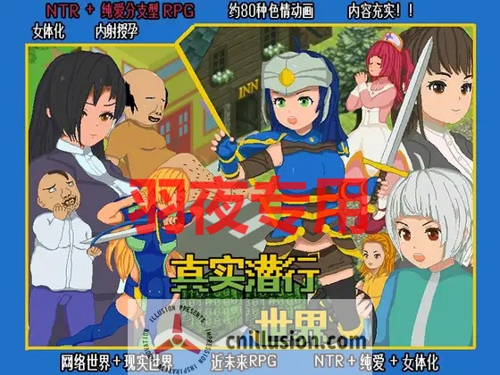 【像素RPG/官方AI中文】真实潜行世界 / リアルダイブワールド~ V1.06+Append【2.5G/度盘】