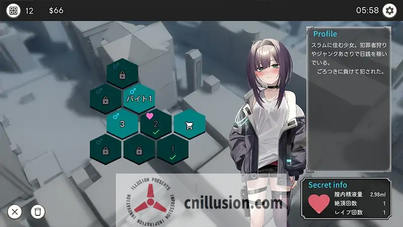 【SLG/汉化/动态】Dead-End City: 颓废街头的少女/Dead-End City: 退廃の街の少女 Ver1.02 AI汉化版【PC+安卓+MAC