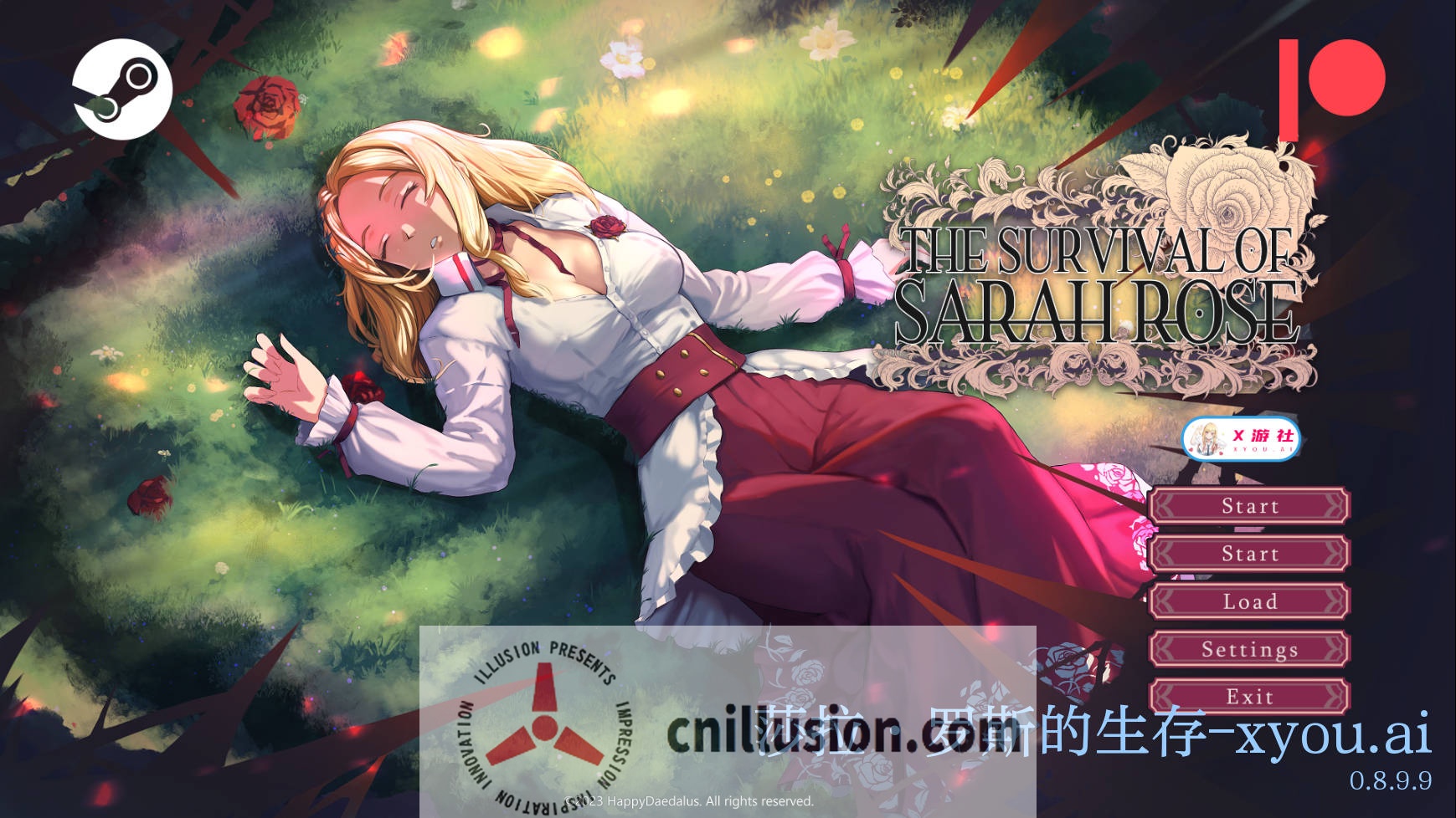 [SLG/汉化/NTR] 莎拉罗斯的生存/The Survival of Sarah Rose Ver0.8.9.9 AI汉化 [1.3G/FM/WY]