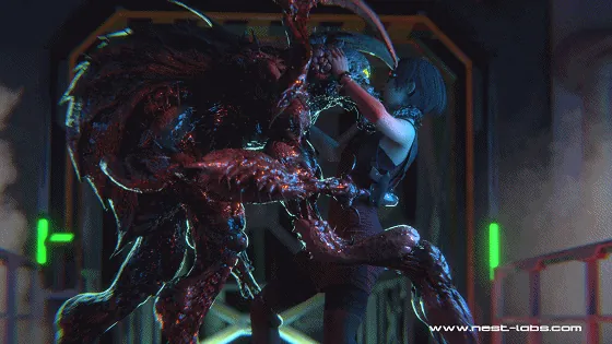 [3D/无修/CV] The Nest 6月新作：艾达王+克莱尔 性感女神异种侵犯中出 [600M/FM/WY]