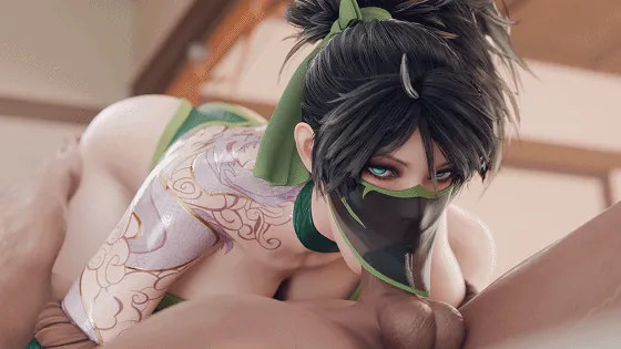 [3D/无修/CV] Magikal3D 8月新作：阿卡丽 性感御姐强制榨精 [2.9G/FM/WY]