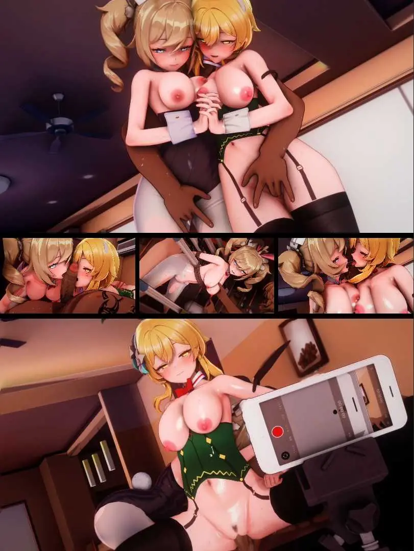 [3D同人动画】kisaki-原神-芭芭拉和萤【198mb-3.49分钟】飞猫+百度