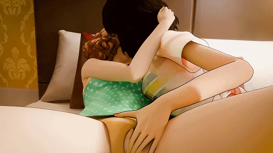 [3D/无修/CV] AmateurThrowaway 6月新作：夜一+碎蜂+新岛真+奥村春 性感御姐激情双飞 [508M/FM/WY]