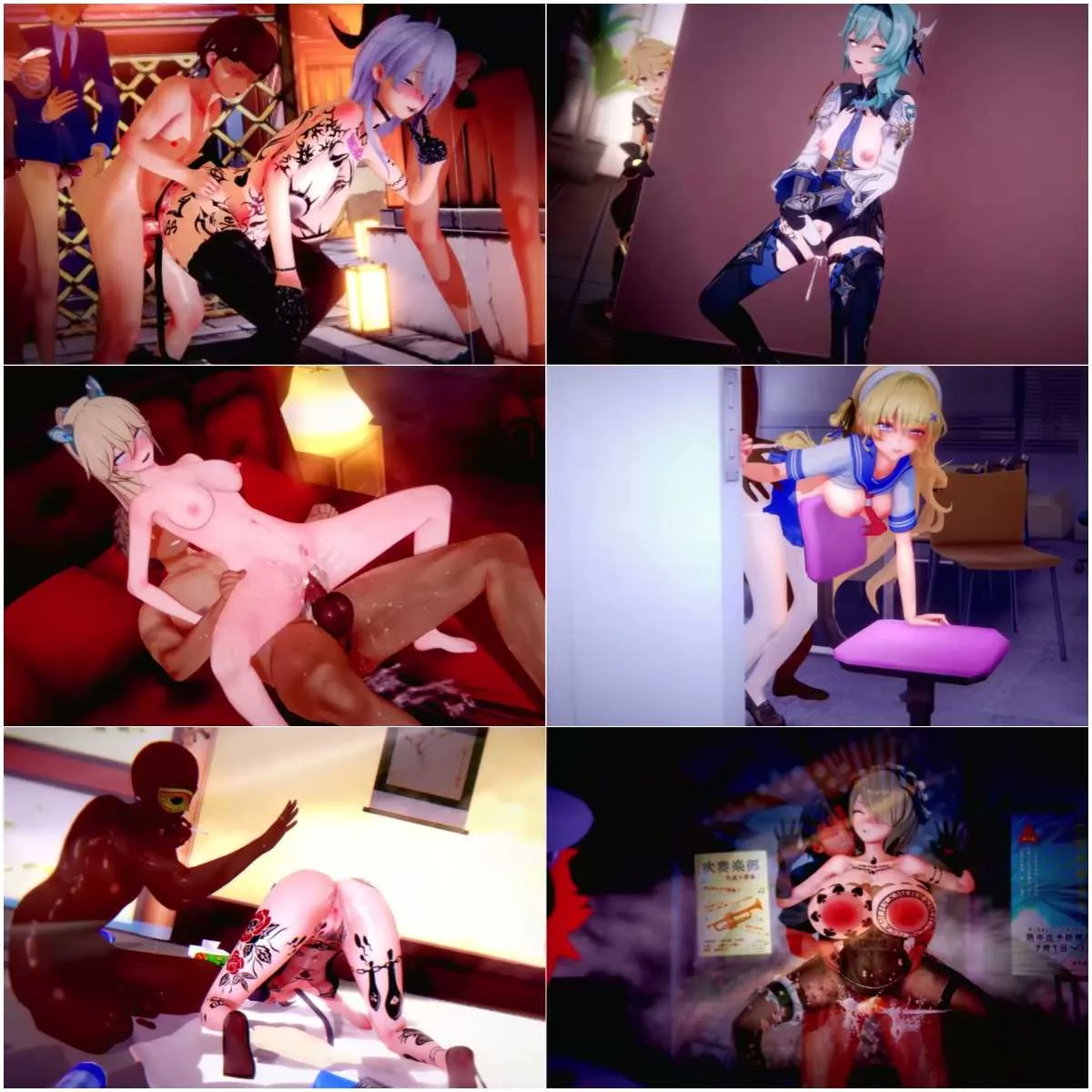 【MMD】【更新至2025.6.5】精品合集3_超高质量R18MMD_达ling丶_含NTR_隐姦_乱交_媚黑【1.5G/6V】【FM转BD】