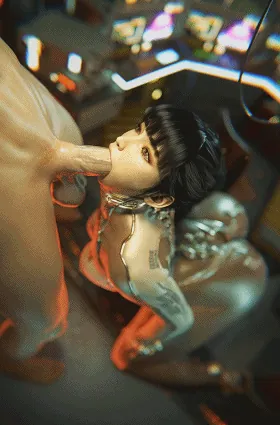 [3D/无修/CV] MEGAERA 7月新作：伊芙 性感女神娴熟口技吸茎侍奉 [1.9G/FM/WY]