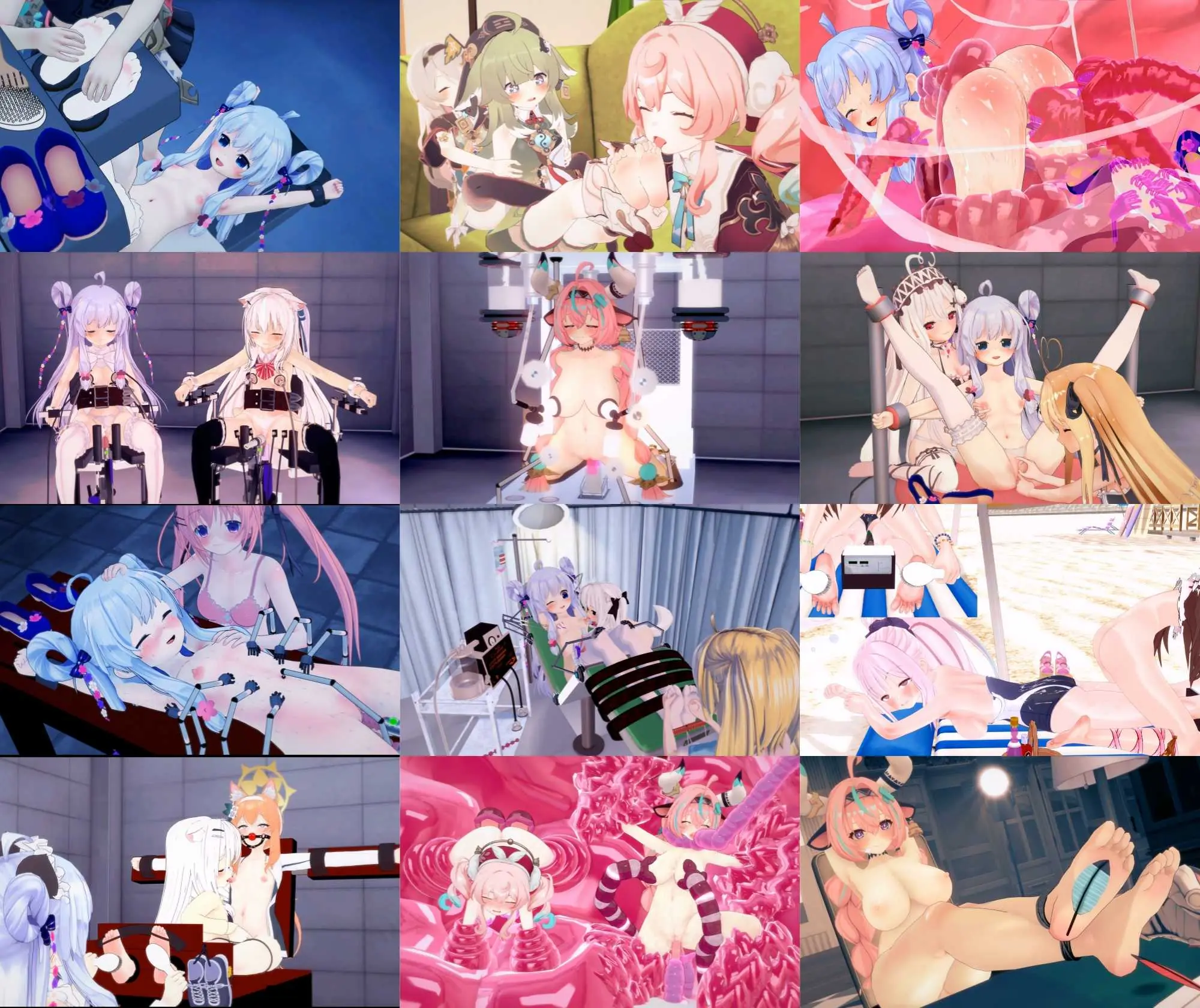 【MMD】【更新至2025.8.12】精品合集_超高质量R18MMD_百可花_机械姦_触手【3.4G/16V】【FM转BD】