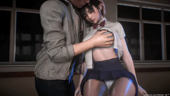 [3D/动态/VAM] Mr.W：Girlfriend I 清纯女友的性爱初体验 [1.6G/FM/WY]