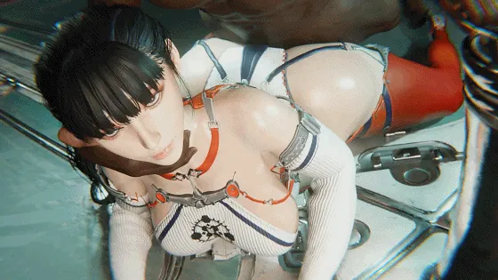 [3D/无修/CV] Nokeb 6月新作：伊芙+艾玛+嘉米+阿狸+舞 性感御姐黑色巨根后入爆肏 [966M/FM/WY]