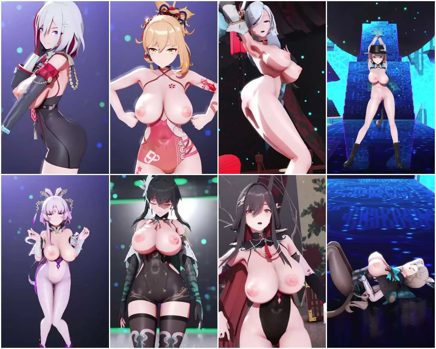 【MMD】【更新至2025.6.2】精品合集4_高质量R18MMD_萧神T-Dragon【1.3G/8V】【FM转BD】