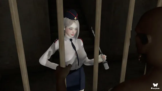 [3D/动态/VAM] CherryPie404 6月新作：prisoner and dog 性感女狱警被黑人囚犯俘虏侵犯 [614M/FM/WY]