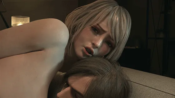 [3D/无修/CV] HydraFXX 12月新作：Ashley x Leon 阿什莉 性感黑丝美少女骑乘中出 [145M/FM/WY]