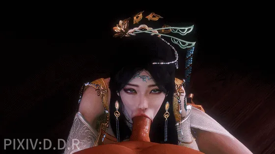 [3D/动态/VAM] D.D.R：金瓶儿 性感长腿御姐闺房爆肏中出 [1.4G/FM/WY]