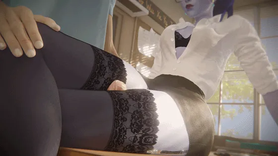 [3D/无修/CV] Cawneil 8月新作：雾子+艾什+黑百合 极品黑丝女教师的特殊授课 [575M/FM/WY]