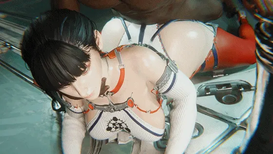 [3D/无修/CV] Nokeb 7月新作：伊芙+隐士 性感丰满御姐骑乘后入爆肏 [327M/FM/WY]