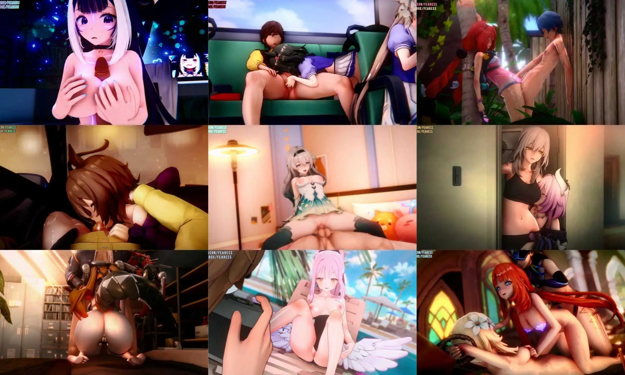 【MMD】【更新至2025.10.14】精品合集2_超高质量R18MMD_Fearess_纯啪【5.3G/11V】【FM转BD】