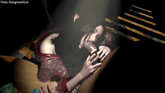 [3D/动态/VAM] Dongmanlove：311-萍萍 性感黑丝御姐激情爆肏中出 [3.6G/FM/WY]
