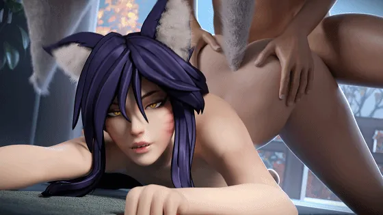 [3D/无修/CV] Nuttycravat 7月新作：D.Va+阿狸 性感御姐后入爆肏中出 [778M/FM/WY]