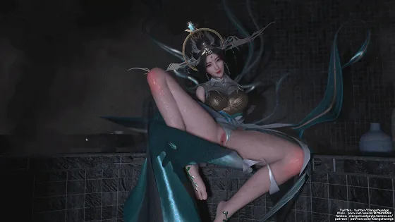 [3D/动态/VAM] Xiang chu edge：181-柳神无敌道 温泉短篇 性感长腿女神激情爆肏中出 [741M/FM/WY]