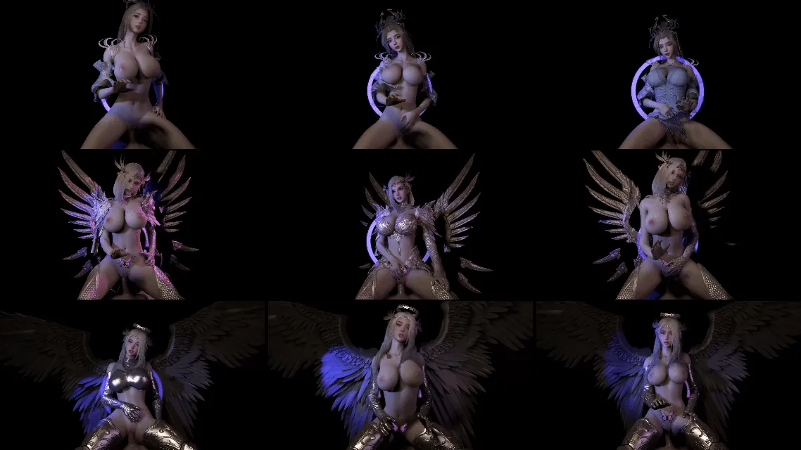 【3D动画】TAE- 丽萨+凤铃儿+护卫天使的骑乘【3V-537mb-11.56分钟】飞猫+百度