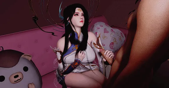 [3D/动态/VAM] 游客01：玄衣 性感美熟女传教士体位激情爆肏 [825M/FM/WY]