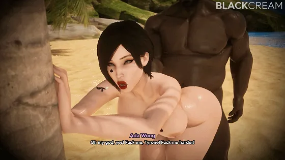[3D/无修/NTR] BlackCream 9月新作：Ada Wong X BBC
