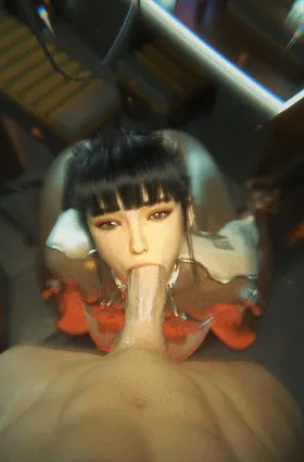 [3D/无修/CV] MEGAERA 7月新作：伊芙 性感女神娴熟口技吸茎侍奉 [1.9G/FM/WY]