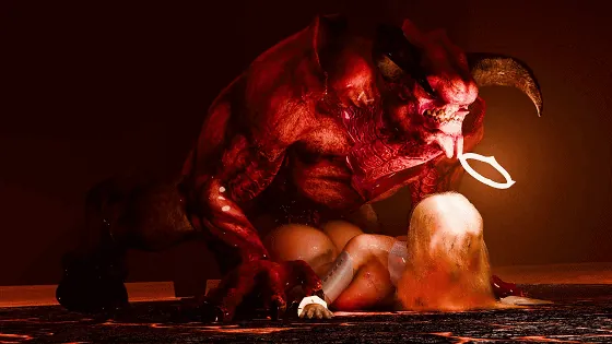 [3D/无修/CV] Mangoman 8-9月新作：性感丰满御姐陷入怪物部落凌辱轮奸地狱 [7G/FM/WY]