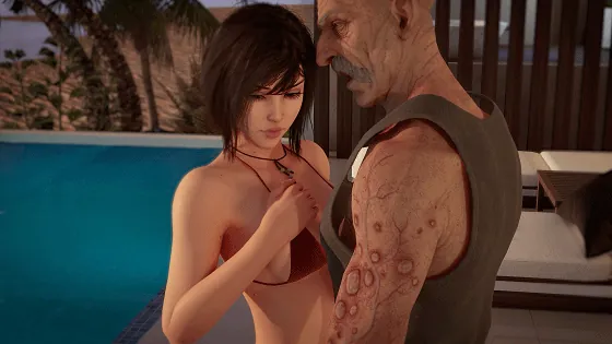 [3D/NTR/CV] KENDYROCK 5月新作：Lust At First Sight 可爱女友被丑陋老头侵犯中出 [4.5G/FM/WY]