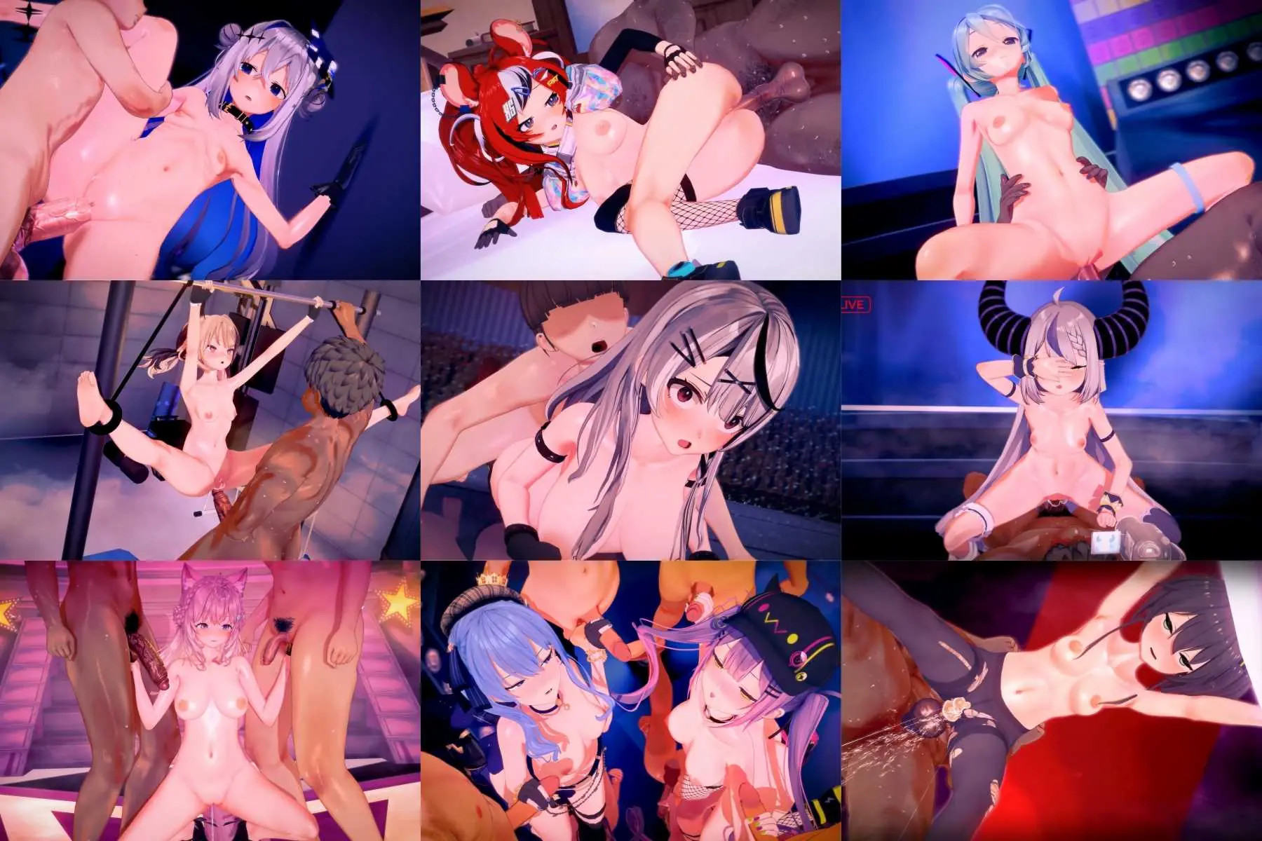 【MMD】【更新至2025.7.17】精品合集_超高质量R18MMD_あけあけ_舞啪_全NTR【3.8G/9V】【FM转BD】