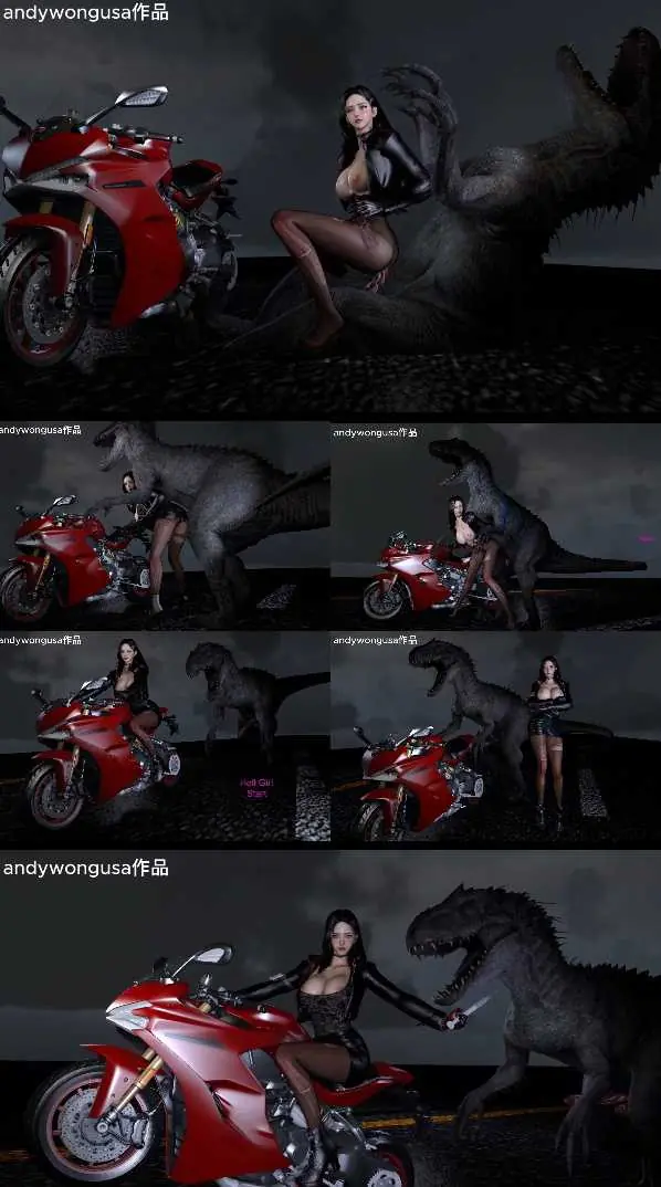 [3D同人动画】andywongusa-被恐龙追赶的都市女郎【269mb-4.55分钟】飞猫+百度