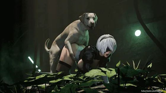 [3D/无修/CV] Bonkge 7月新作：2B+艾玛 性感御姐超巨根暴力猛冲内射溢出大量精液 [205M/FM/WY]