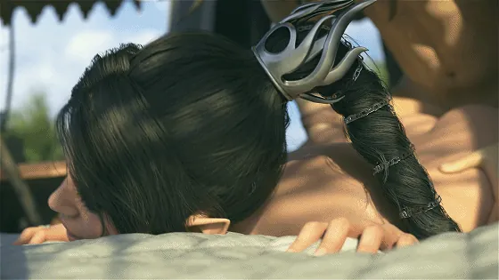 [3D/无修/CV] HydraFXX 8月新作：Shadowheart Doggy 影心 性感御姐狗爬式爆肏高潮震颤 [215M/FM/WY]