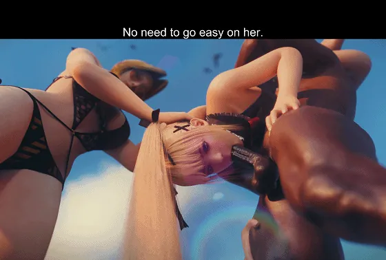 [3D/无修/CV] lewdgazer 9月新作：玛莉萝丝+莉莉 性感女神捆绑调教69式深喉口爆 [301M/FM/WY]