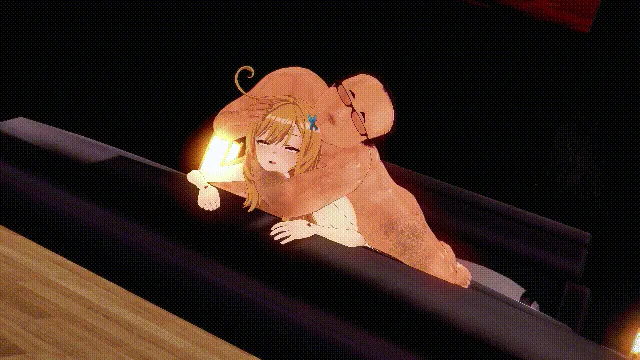 [3D同人/原神NTR]  Leidian 作品：夫目前犯 爱可菲在熟睡的丈夫面前被黄毛艹出阿黑颜 [FM/百度/650M]